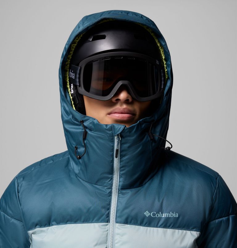 Men's Slope Style Insulated Ski Jacket, Color: Everblue, Crushed Blue, Black, image 8