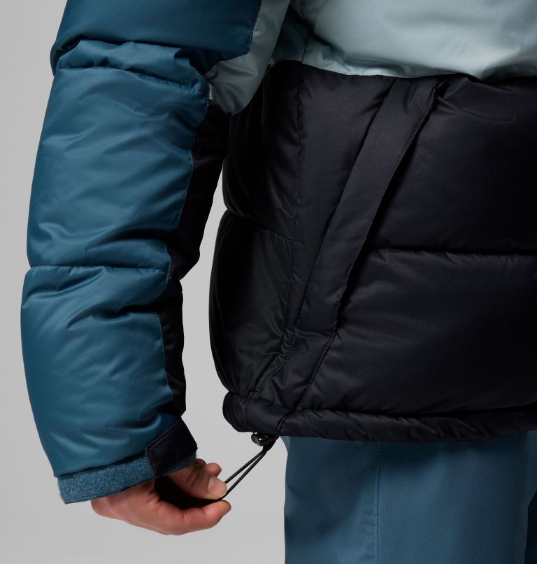 Men's Slope Style Insulated Ski Jacket, Color: Everblue, Crushed Blue, Black, image 11