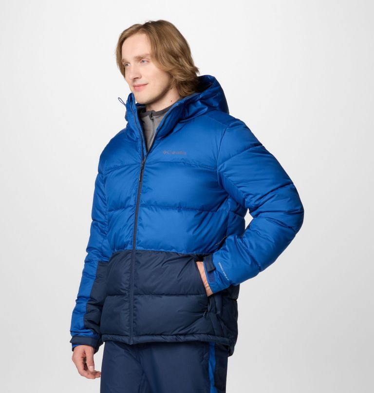 Men's Slope Style Jacket, Color: Mountain Blue, Collegiate Navy, image 4