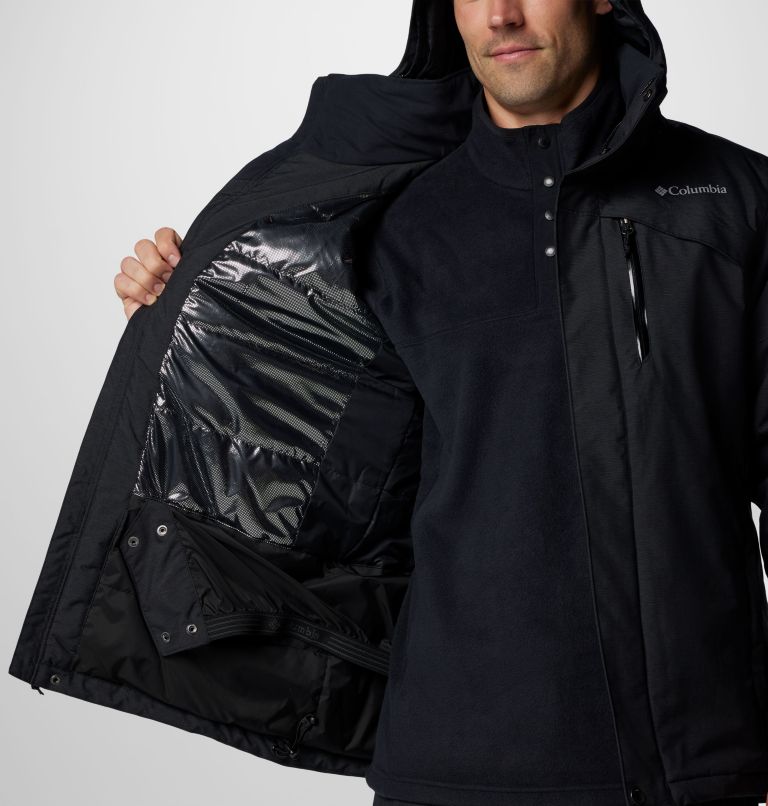 Men's Last Tracks II Jacket, Color: Black Melange, image 6