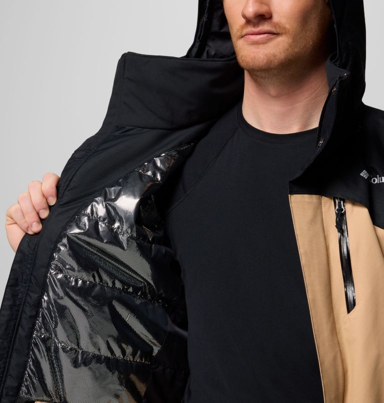 Men's Last Tracks II Jacket, Color: Canoe, Black, image 5