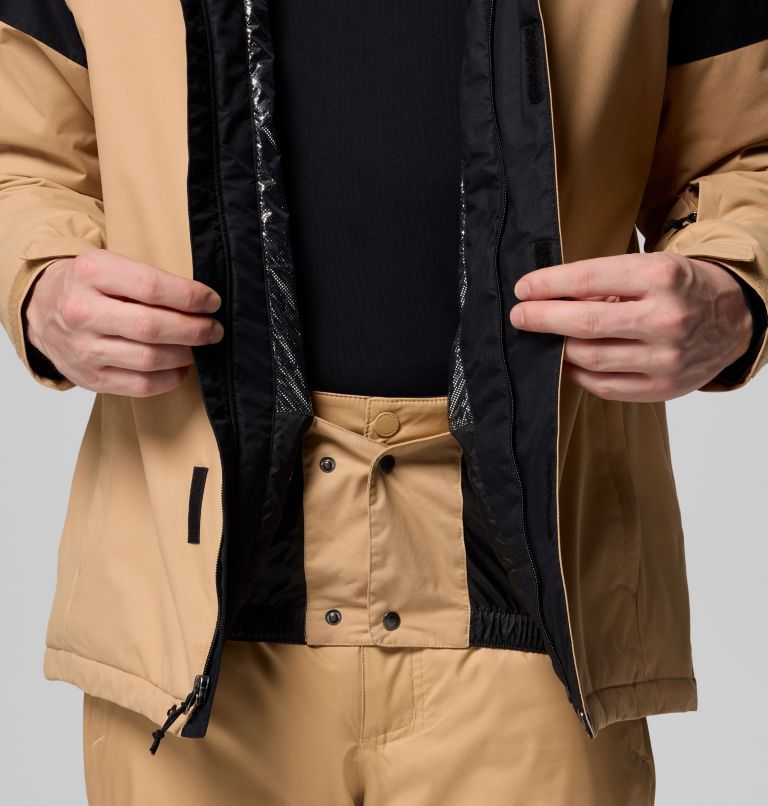 Men's Last Tracks II Jacket, Color: Canoe, Black, image 6