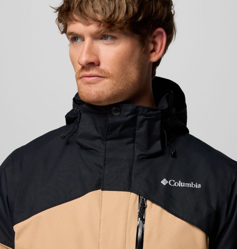 Men's Last Tracks II Jacket, Color: Canoe, Black, image 7