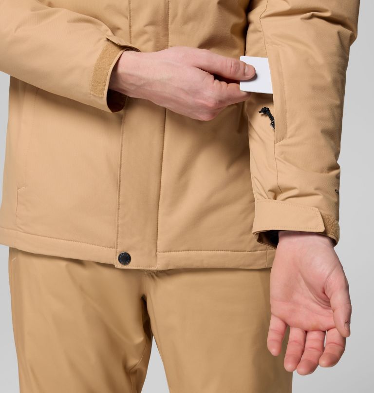 Men's Last Tracks II Jacket, Color: Canoe, Black, image 8