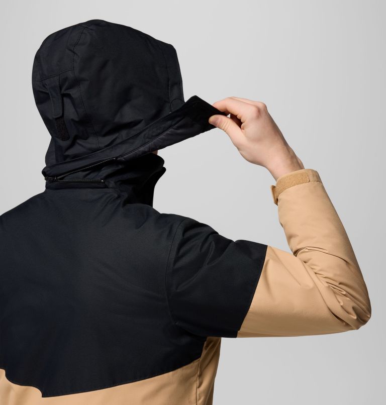 Men's Last Tracks II Jacket, Color: Canoe, Black, image 10