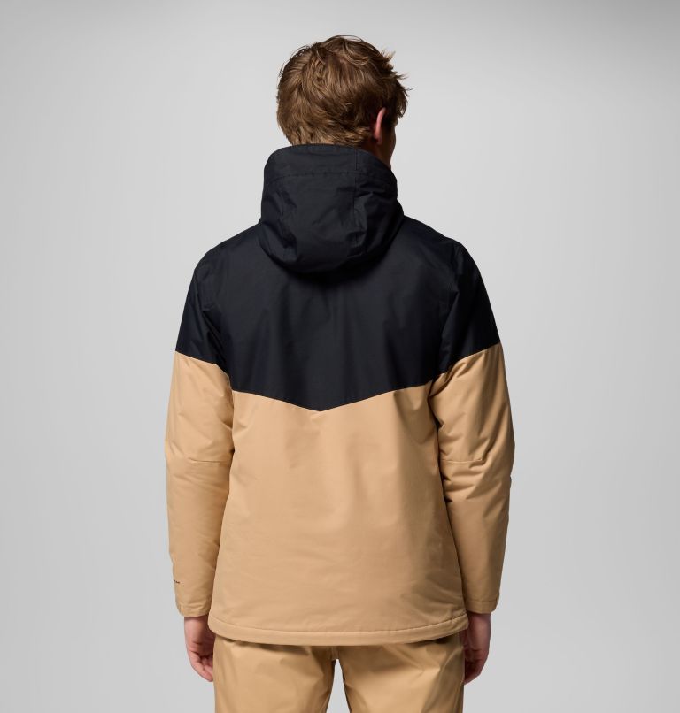 Men's Last Tracks II Jacket, Color: Canoe, Black, image 3