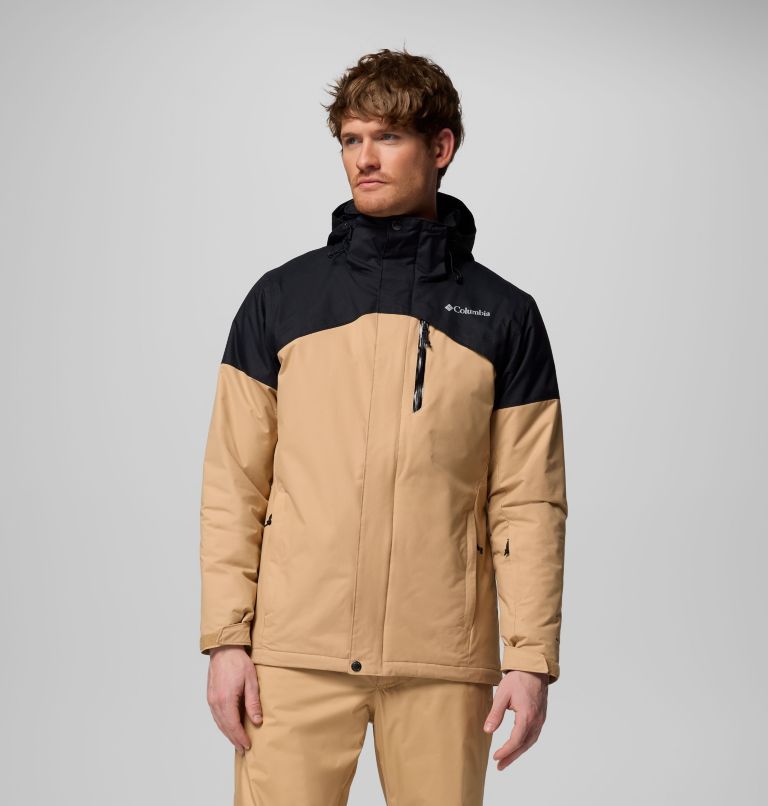 Men's Last Tracks II Jacket, Color: Canoe, Black, image 1