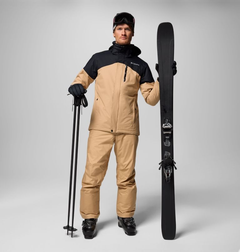 Men's Last Tracks II Jacket, Color: Canoe, Black, image 2