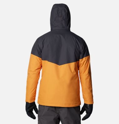 Men's Last Tracks II Ski Jacket, Color: Sunstone, Shark, image 2
