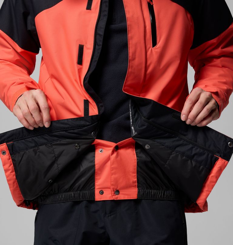 Men's Last Tracks II Jacket, Color: Zing, Black, image 6