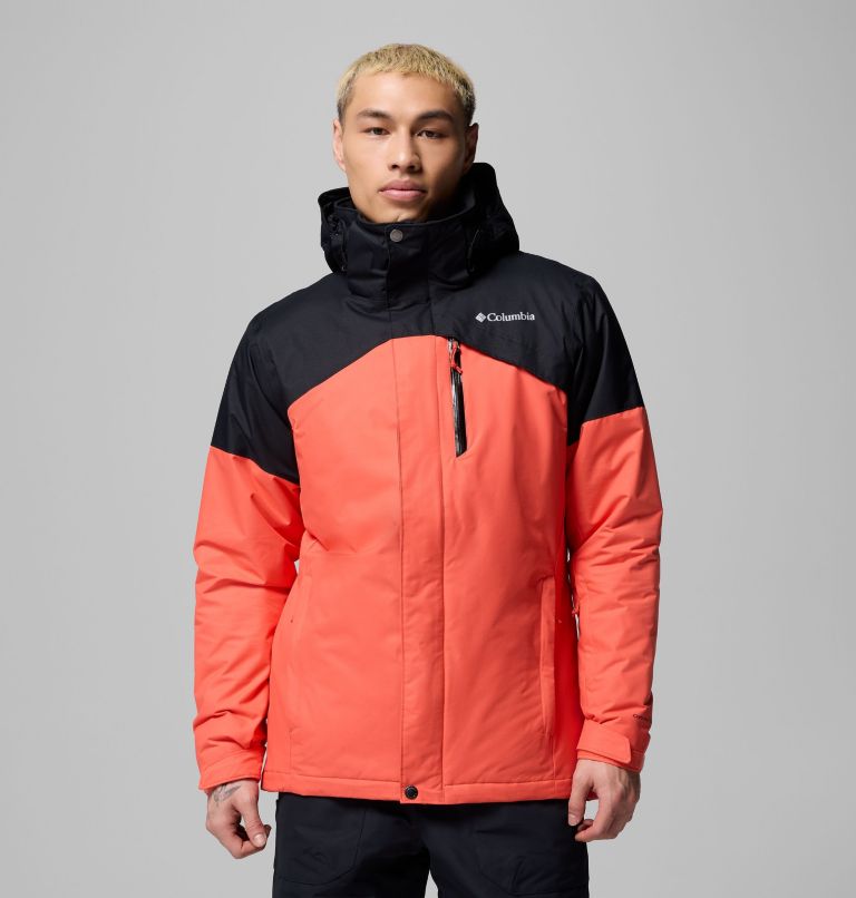 Men's Last Tracks II Jacket, Color: Zing, Black, image 1