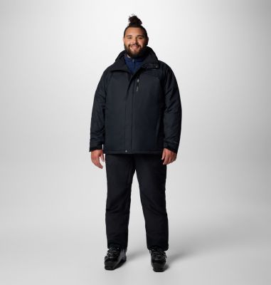 Men's Last Tracks II Waterproof Insulated Ski Jacket - Extended Size, Color: Black, image 3