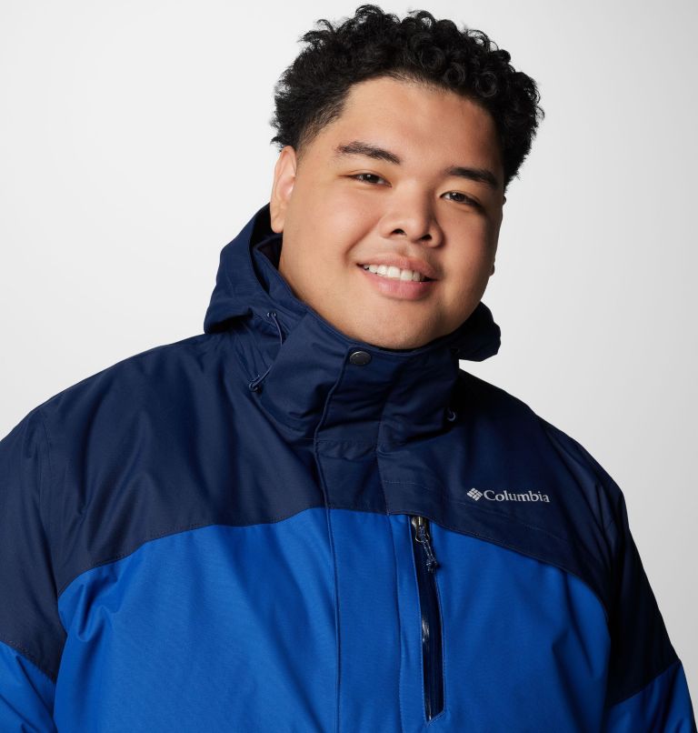 Men's Last Tracks II Jacket - Big , Color: Mountain Blue, Collegiate Navy, image 5