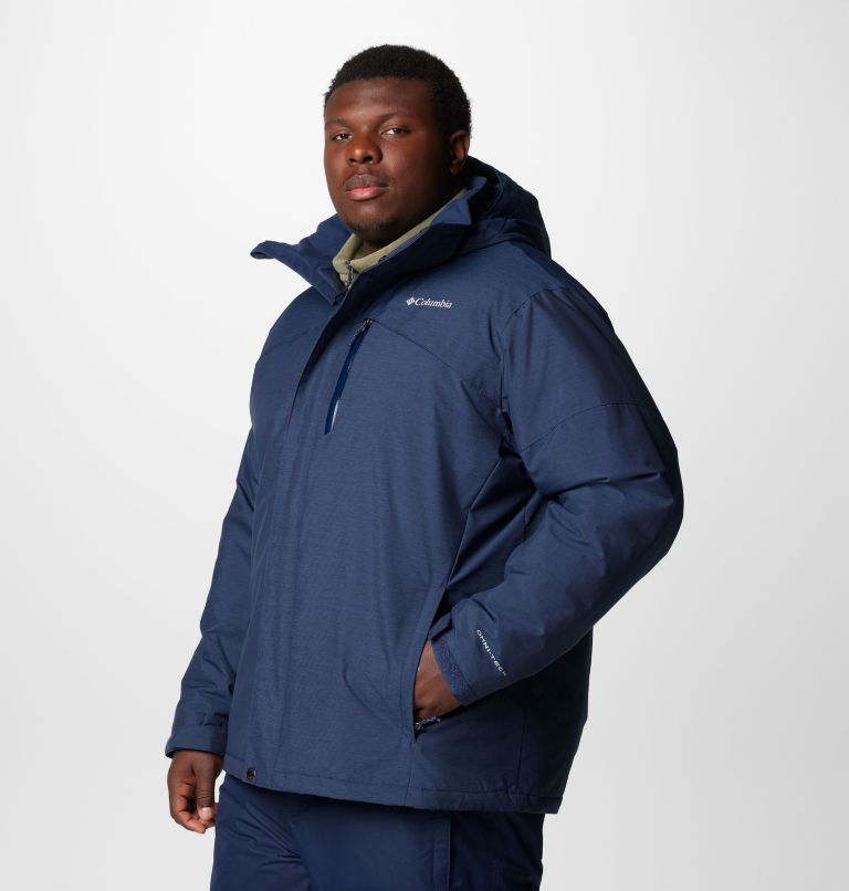 Men's Last Tracks II Jacket - Big, Color: Collegiate Navy Melange, image 4