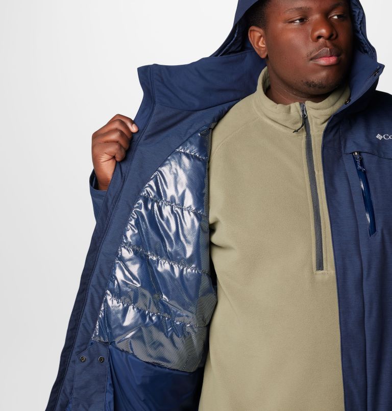 Men's Last Tracks II Jacket - Big, Color: Collegiate Navy Melange, image 6
