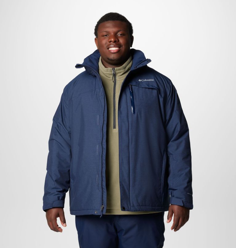Men's Last Tracks II Jacket - Big, Color: Collegiate Navy Melange, image 7