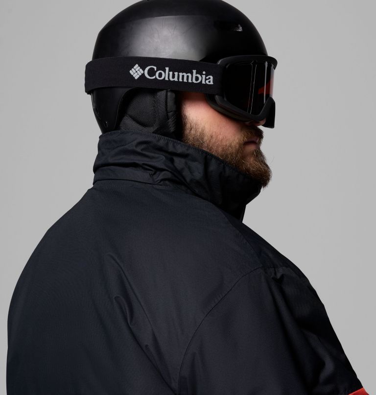Men's Last Tracks II Waterproof Insulated Ski Jacket - Extended Size, Color: Zing, Black, image 11