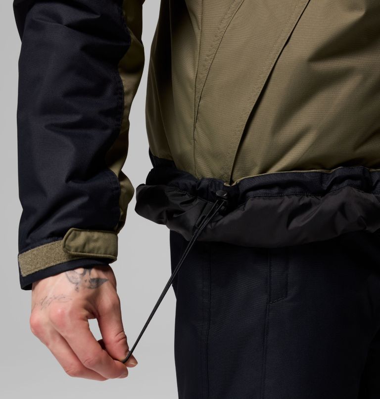 Men's Shotski Jacket, Color: Stone Green, Black, image 9