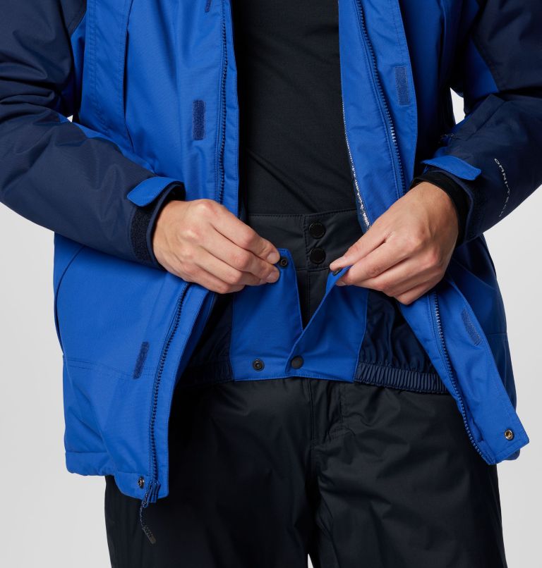 Men's Shotski Jacket, Color: Mountain Blue, Collegiate Navy, image 9