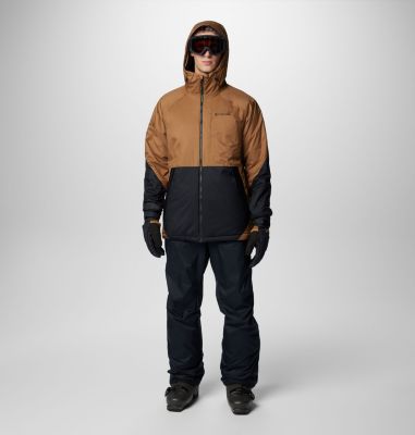 Men's Snowy Summit Jacket, Color: Delta, Black, image 3