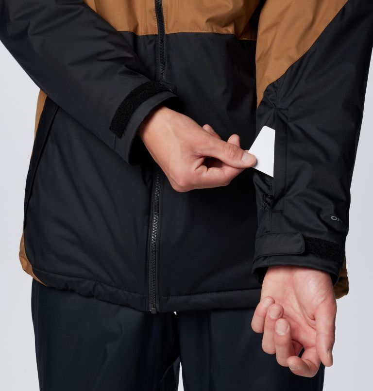 Men's Snowy Summit Jacket, Color: Delta, Black, image 7