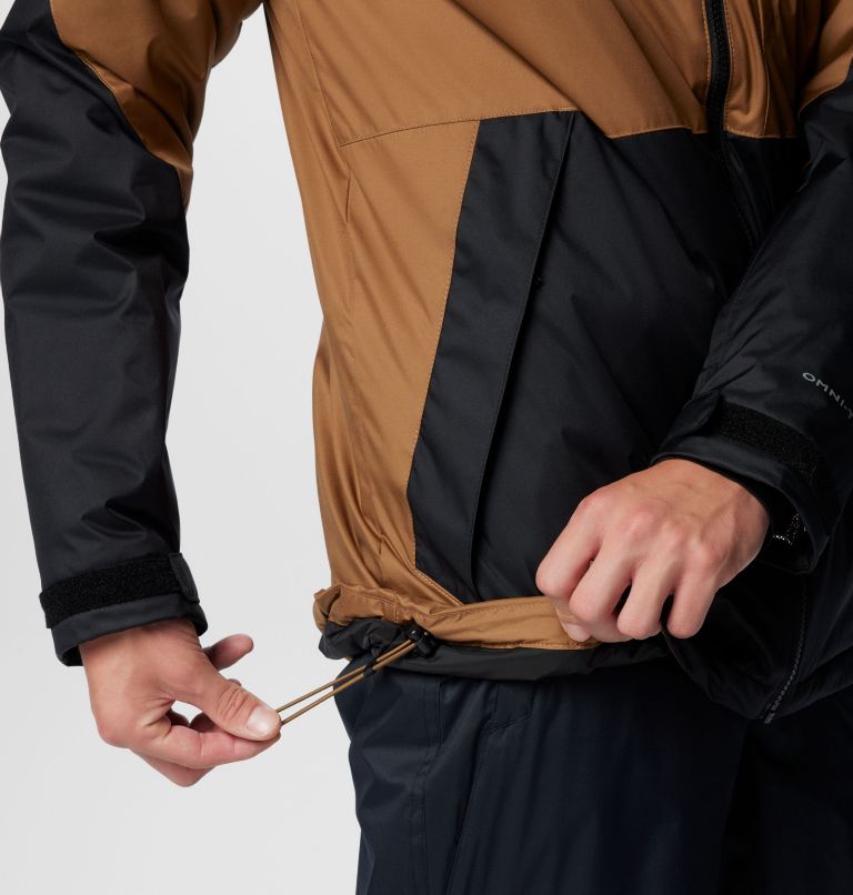 Men's Snowy Summit Jacket, Color: Delta, Black, image 8