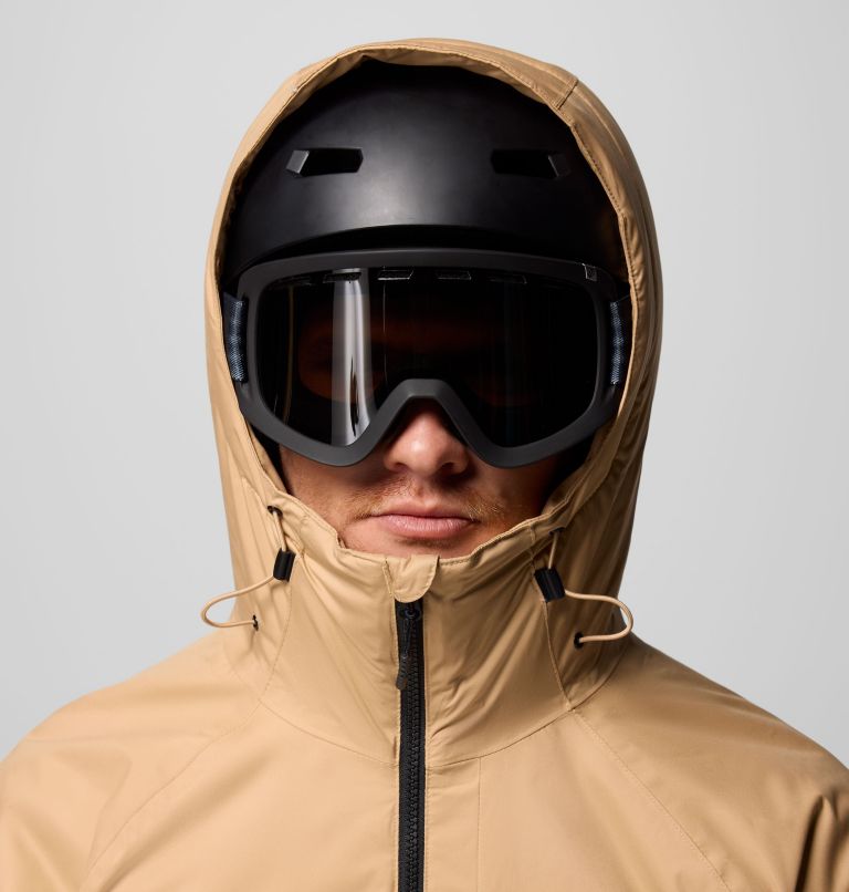 Men's Snowy Summit Jacket, Color: Canoe, Black, image 7