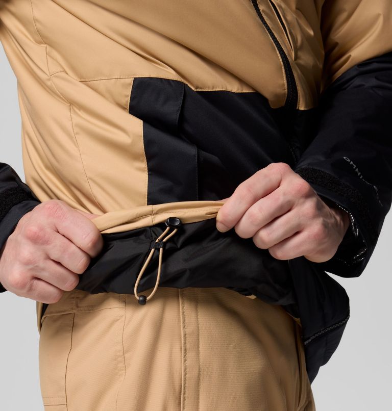 Men's Snowy Summit Jacket, Color: Canoe, Black, image 9