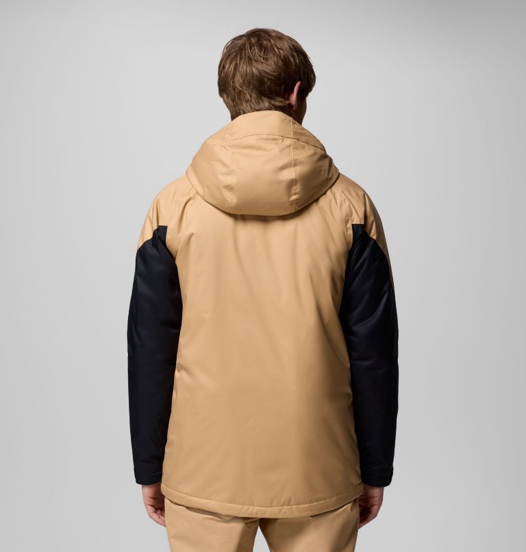 Men's Snowy Summit Jacket, Color: Canoe, Black, image 3