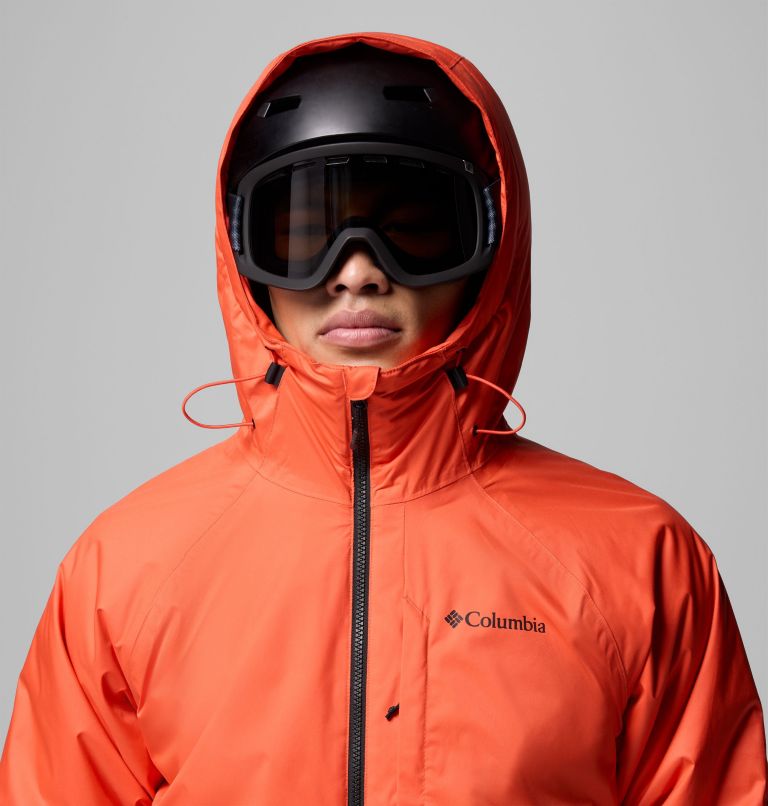 Men's Snowy Summit Jacket, Color: Zing, Black, image 12