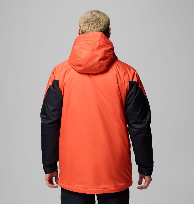 Men's Snowy Summit Jacket, Color: Zing, Black, image 3