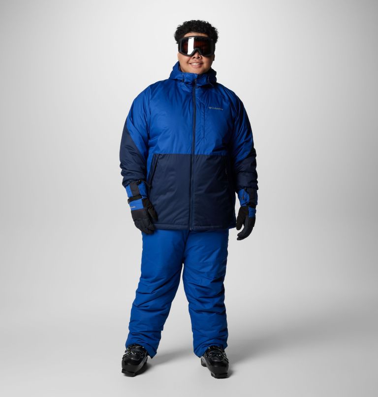 Men's Snowy Summit Jacket - Big, Color: Mountain Blue, Collegiate Navy, image 3