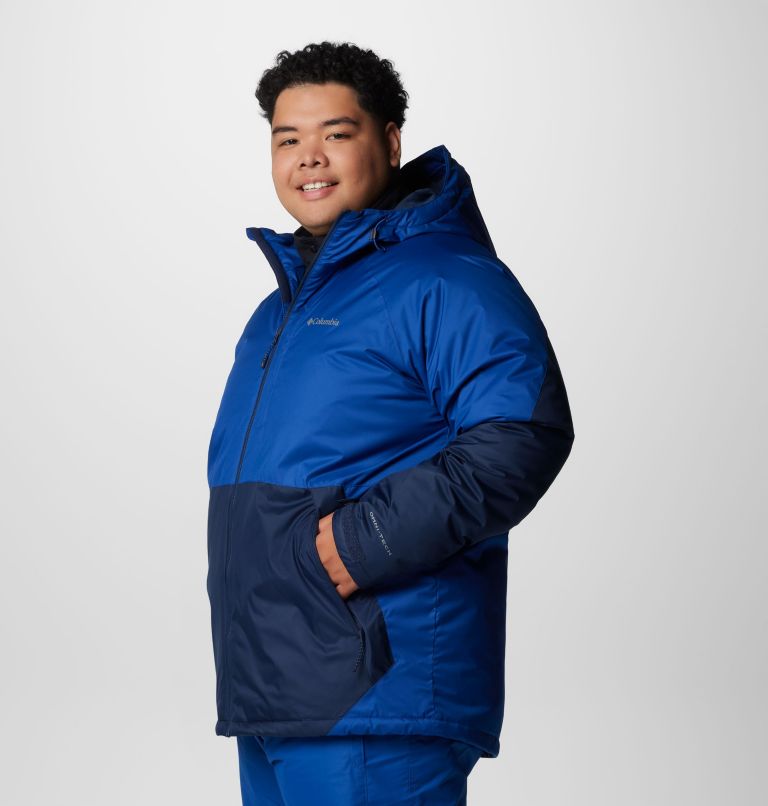 Men's Snowy Summit Jacket - Big, Color: Mountain Blue, Collegiate Navy, image 4
