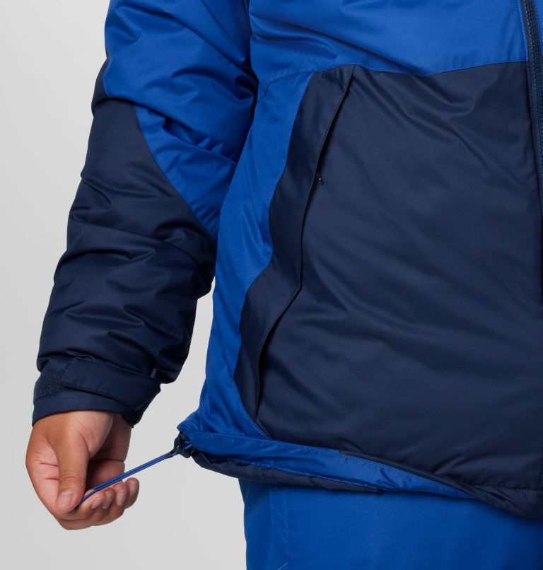 Men's Snowy Summit Jacket - Big, Color: Mountain Blue, Collegiate Navy, image 10