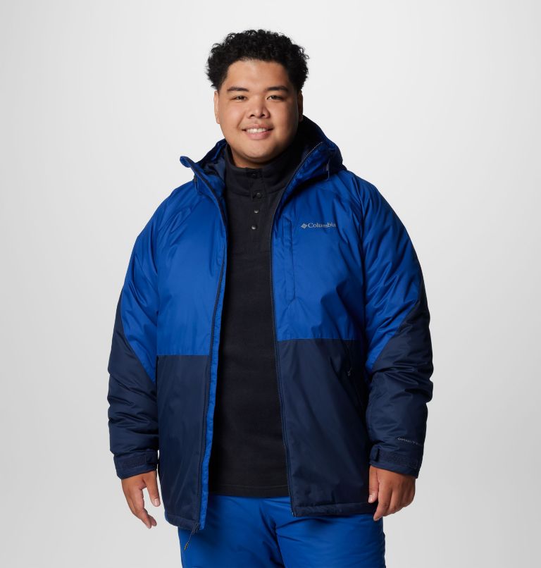 Men's Snowy Summit Jacket - Big, Color: Mountain Blue, Collegiate Navy, image 11