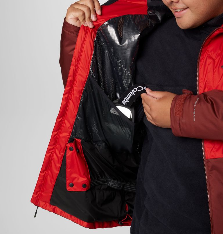 Veste Snowy Summit pour hommes – Tailles fortes, Color: Sail Red, Spice, image 6