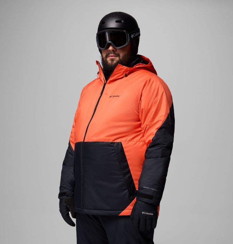 Men's Snowy Summit Jacket - Big, Color: Zing, Black, image 4