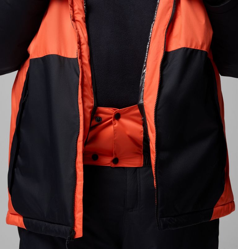 Men's Snowy Summit Jacket - Big, Color: Zing, Black, image 6