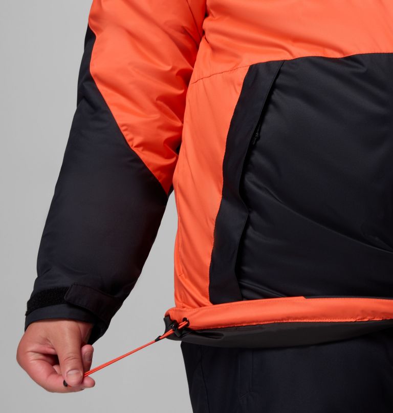 Men's Snowy Summit Jacket - Big, Color: Zing, Black, image 9