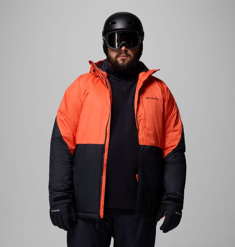 Men's Snowy Summit Jacket - Big, Color: Zing, Black, image 12