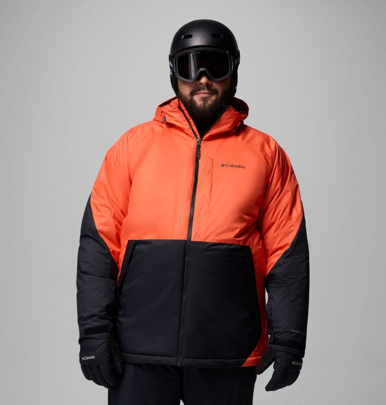 Men's Snowy Summit Jacket - Big, Color: Zing, Black, image 1