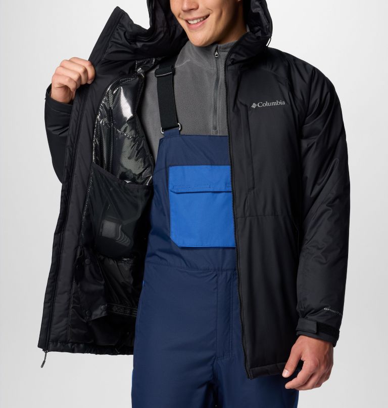Men's Snowy Summit Jacket - Tall, Color: Black, image 8