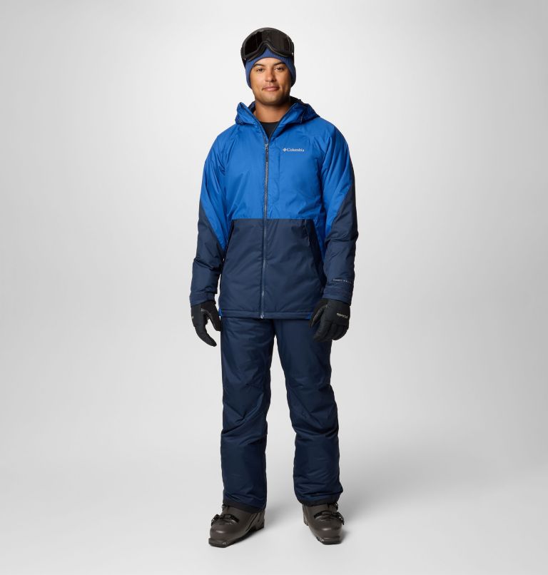 Men's Snowy Summit Jacket - Tall, Color: Mountain Blue, Collegiate Navy, image 3