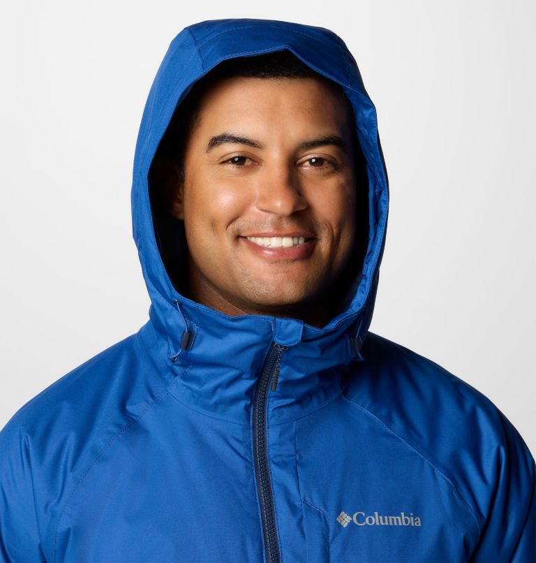 Men's Snowy Summit Jacket - Tall, Color: Mountain Blue, Collegiate Navy, image 5