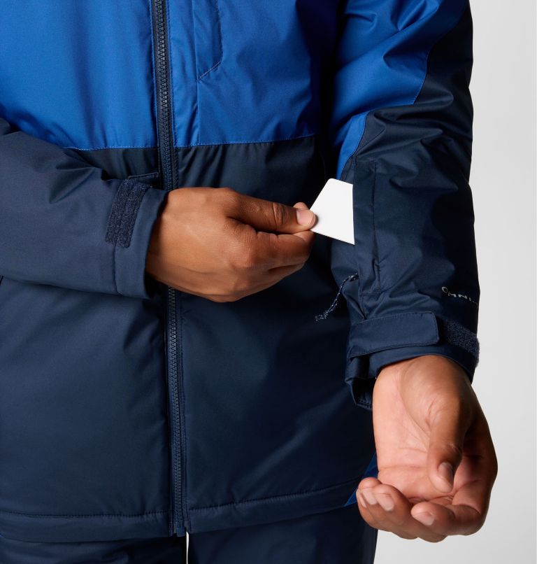 Men's Snowy Summit Jacket - Tall, Color: Mountain Blue, Collegiate Navy, image 6