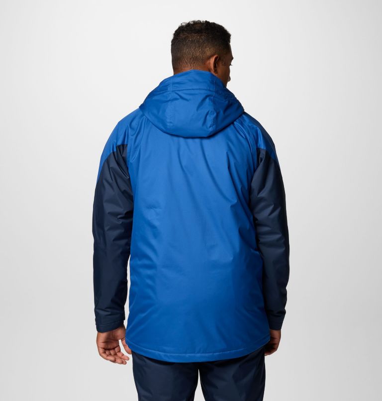 Men's Snowy Summit Jacket - Tall, Color: Mountain Blue, Collegiate Navy, image 2