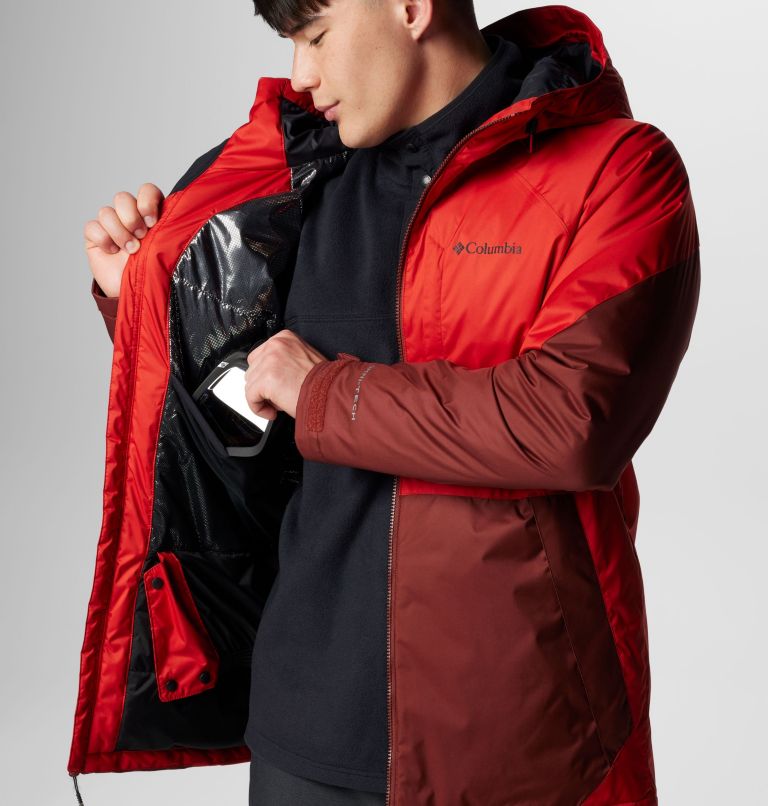 Men's Snowy Summit Jacket - Tall, Color: Sail Red, Spice, image 6
