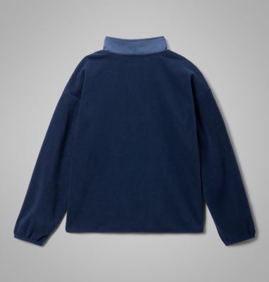 Youth Sequoia Grove Fleece Jacket, Color: Collegiate Navy, Dark Mountain, image 16