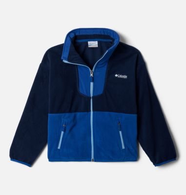 Sequoia Grove Full Zip Fleece, Color: Collegiate Navy, Mountain Blue, image 1