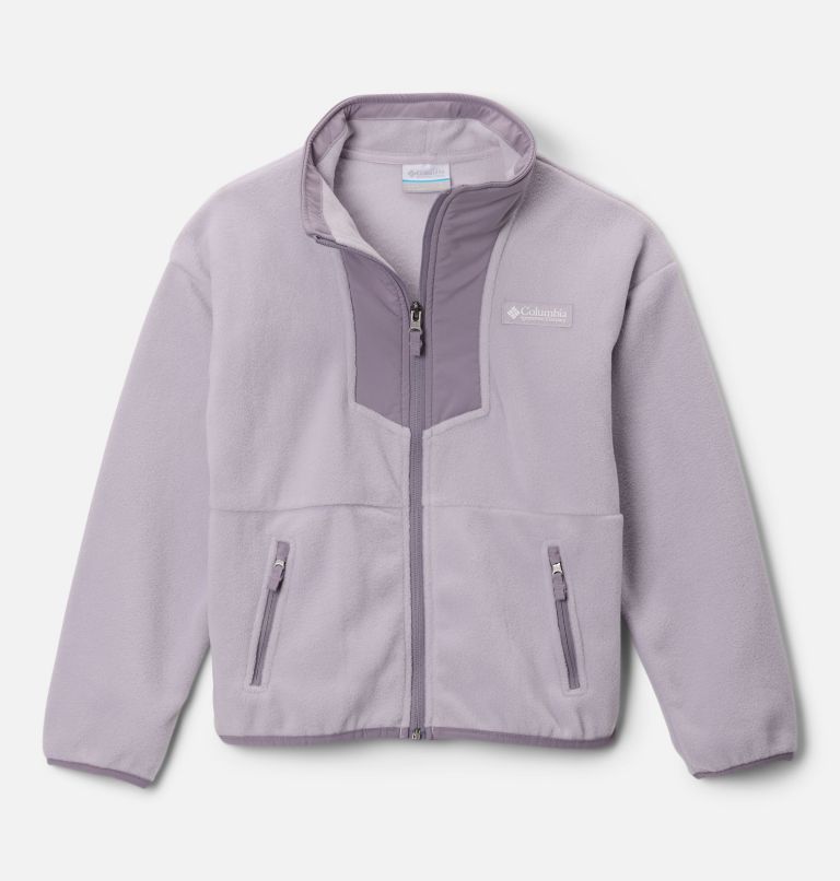 Kids' Sequoia Grove Full Zip Fleece, Color: Lavender Pearl, Shale Purple, image 1
